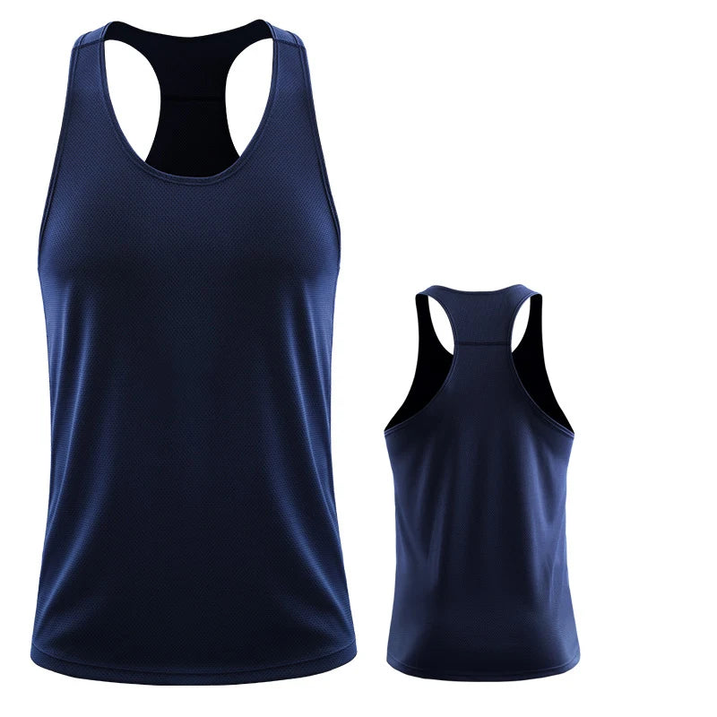 Mens Running Vest - Sleeveless Gym Tank Top for Fitness and Training - ZOOMNSTORE