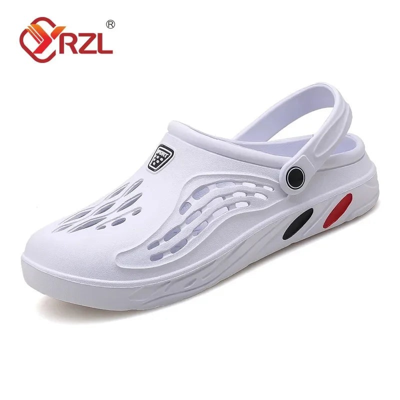 Mens Slip-On Beach Sandals - Soft Non-Slip Casual Slippers - ZOOMNSTORE