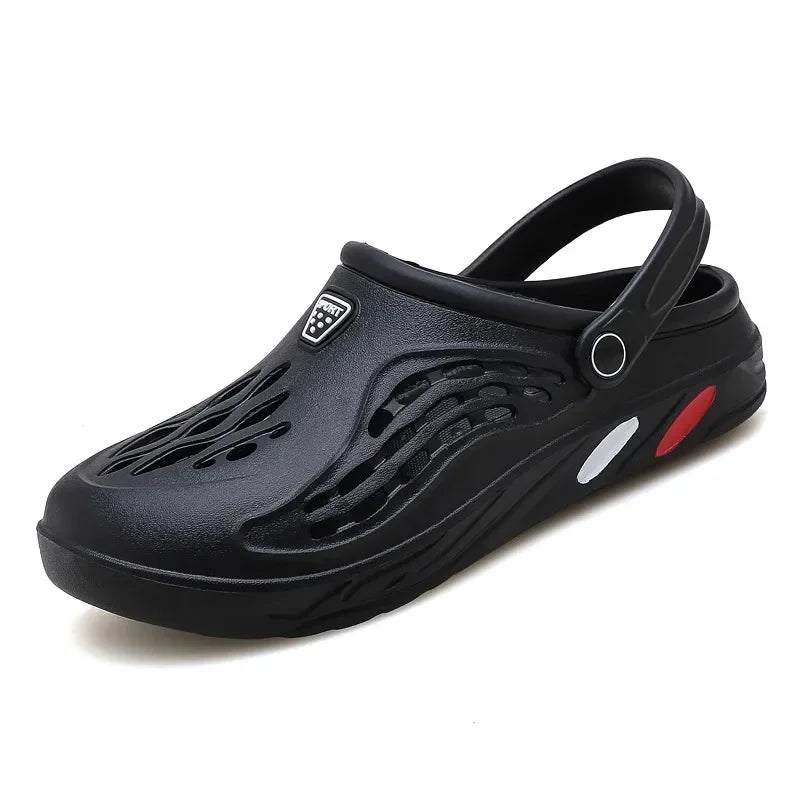 Mens Slip-On Beach Sandals - Soft Non-Slip Casual Slippers - ZOOMNSTORE