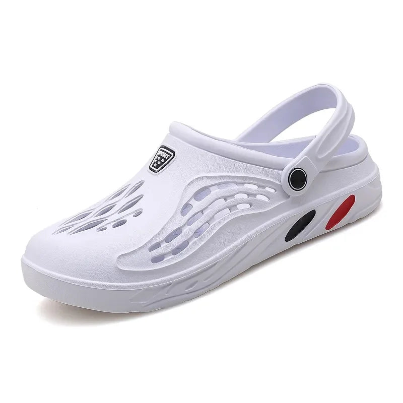 Mens Slip-On Beach Sandals - Soft Non-Slip Casual Slippers - ZOOMNSTORE