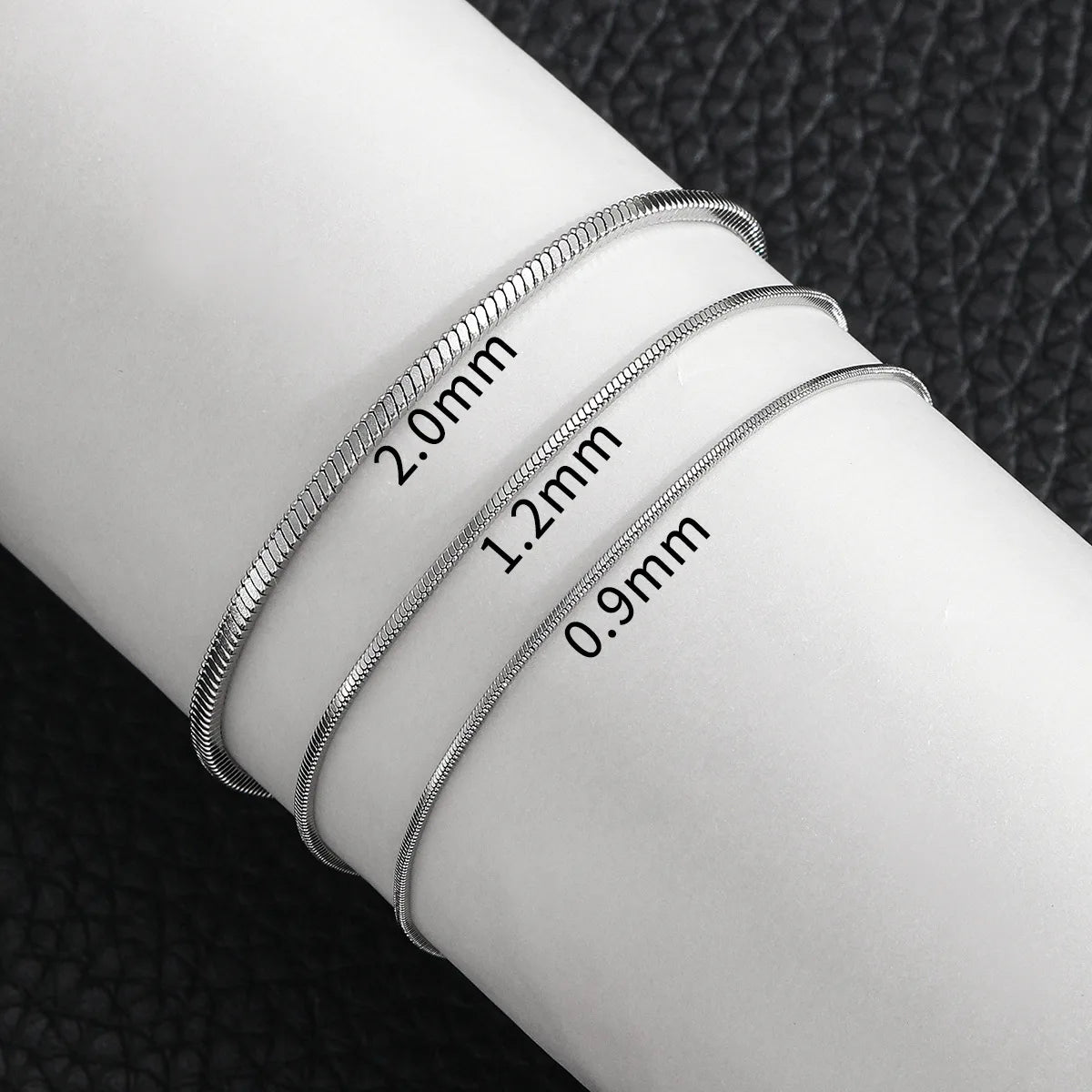 Mens Stainless Steel Square Snake Bone Chain Bracelet - Hip-Hop Jewelry for Trendy Parties - ZOOMNSTORE