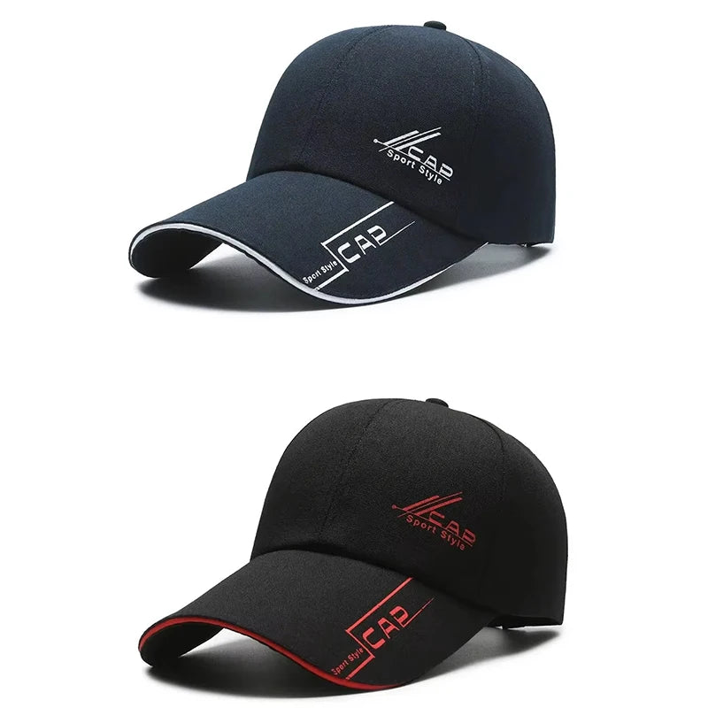 Mens Summer Long Brim Baseball Cap - Outdoor Fishing Hat - ZOOMNSTORE