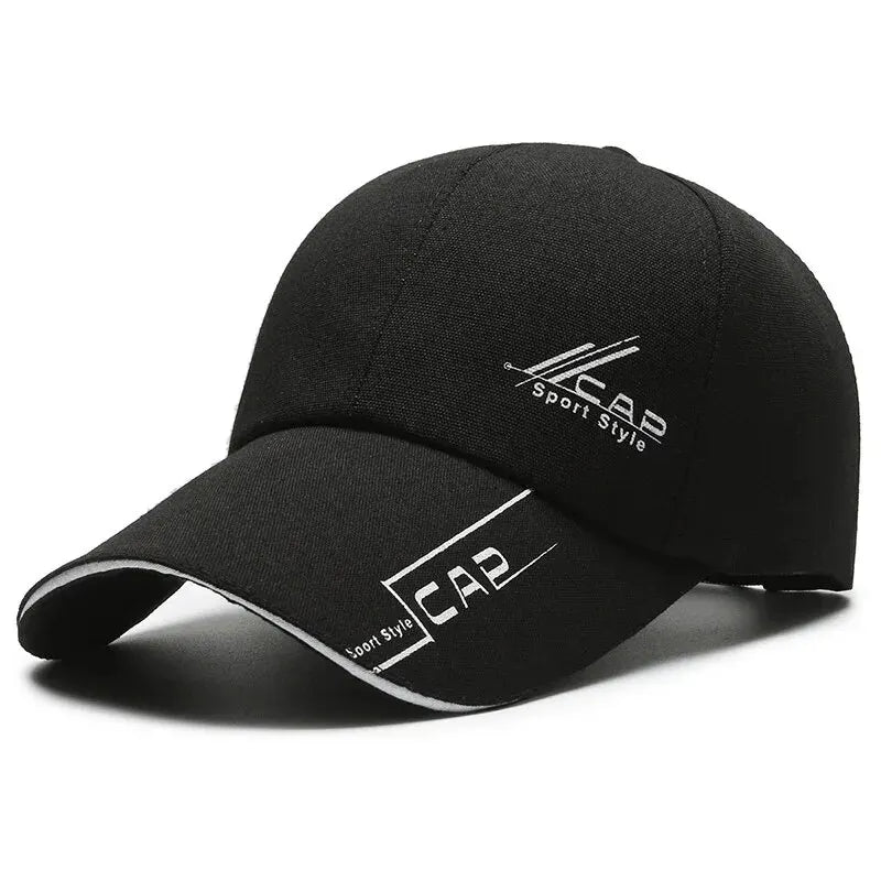 Mens Summer Long Brim Baseball Cap - Outdoor Fishing Hat - ZOOMNSTORE