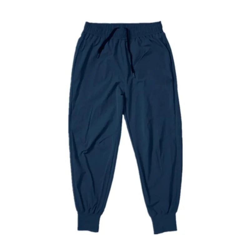 Mens Summer Running Pants - Elastic Jogging Sweatpants for Gym Outdoor Fitness - ZOOMNSTORE