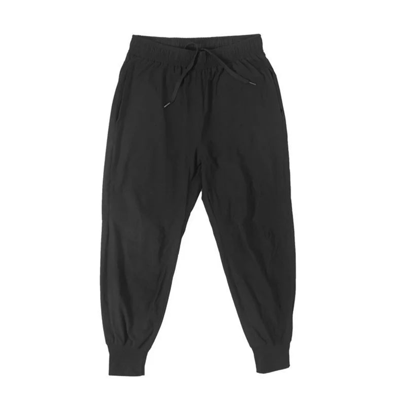 Mens Summer Running Pants - Elastic Jogging Sweatpants for Gym Outdoor Fitness - ZOOMNSTORE