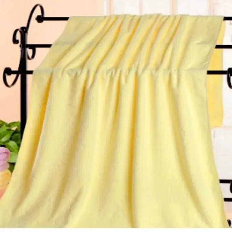 Cute Bear Microfiber Shower Towel - Lightweight Absorbent Bath Beach Essential - ZOOMNSTORE