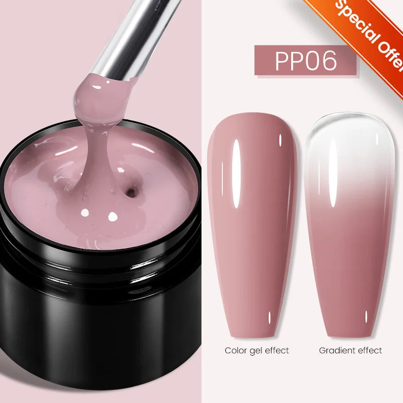Milky White Hard Gel - 30ml UV Nail Extension Gel - ZOOMNSTORE