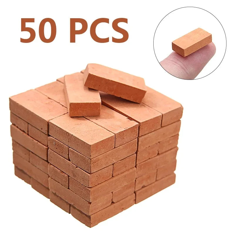 Mini Bricks Model - DIY Miniature Landscaping Accessories & Fairy Garden Bricks Set - ZOOMNSTORE