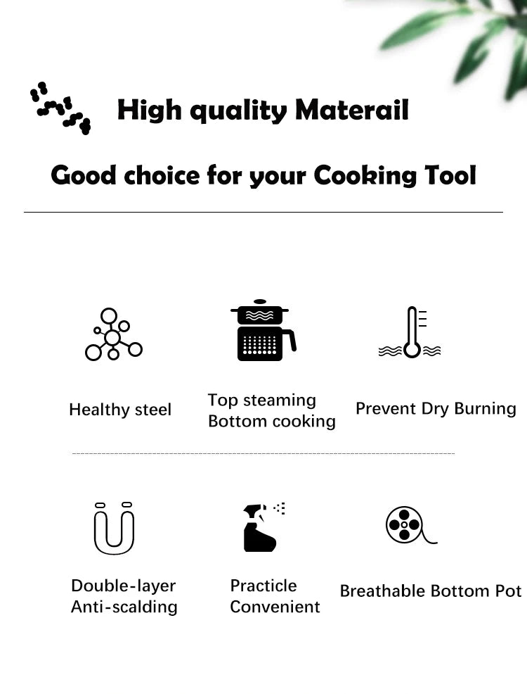 Mini Electric Hot Pot - Multifunction Cooker for 1-2 People Ramen Rice 220V - ZOOMNSTORE
