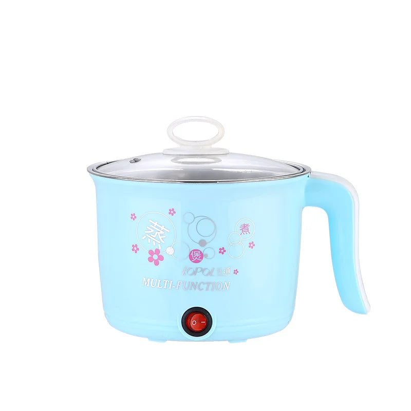 Mini Electric Hot Pot - Multifunction Cooker for 1-2 People Ramen Rice 220V - ZOOMNSTORE