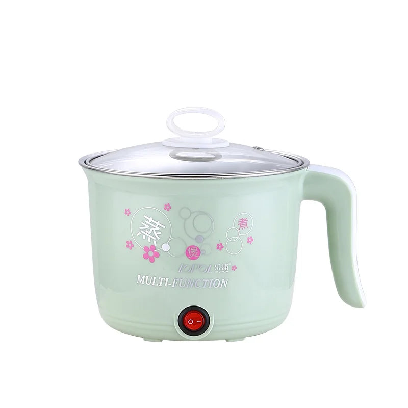 Mini Electric Hot Pot - Multifunction Cooker for 1-2 People Ramen Rice 220V - ZOOMNSTORE