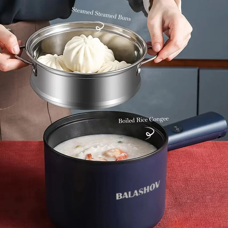Mini Electric Multi-Function Cooker - Non-Stick Hot Pot Noodle Maker - ZOOMNSTORE