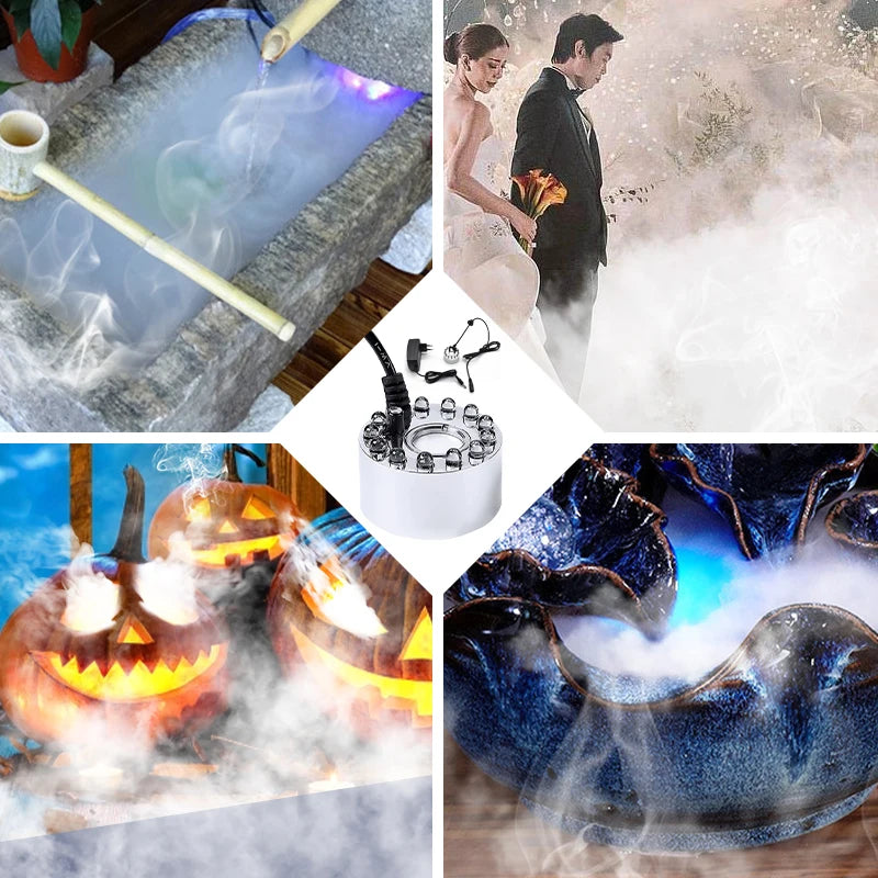 Mini LED Pumpkin Fogger Water Fountain - Halloween Christmas Party Decoration 2023 - ZOOMNSTORE