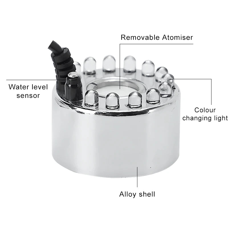 Mini LED Pumpkin Fogger Water Fountain - Halloween Christmas Party Decoration 2023 - ZOOMNSTORE