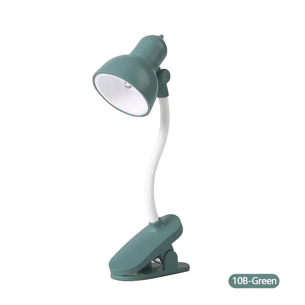 Rotatable Mini Reading Lamp with Clamp - Eye Protection Desk Light for Books - ZOOMNSTORE