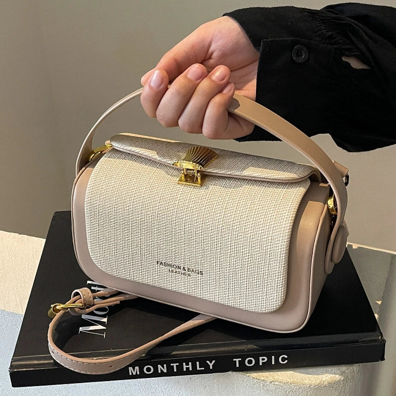 Mini Square Crossbody Bag - Luxury Designer Handbag Box Shape Satchel - ZOOMNSTORE