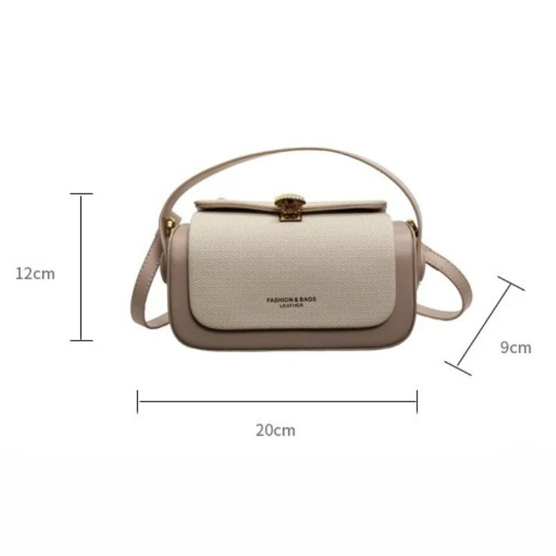 Mini Square Crossbody Bag - Luxury Designer Handbag Box Shape Satchel - ZOOMNSTORE