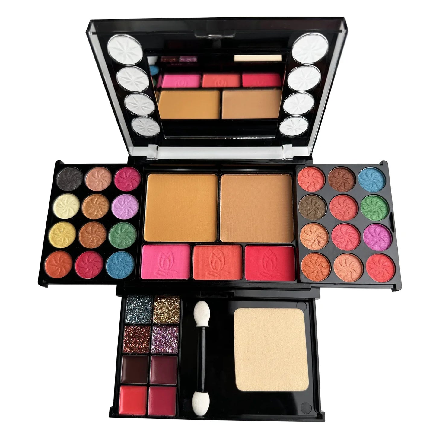 Mini Travel Makeup Palette Kit - 37 Colors Eyeshadow Blush Lipstick Set - ZOOMNSTORE