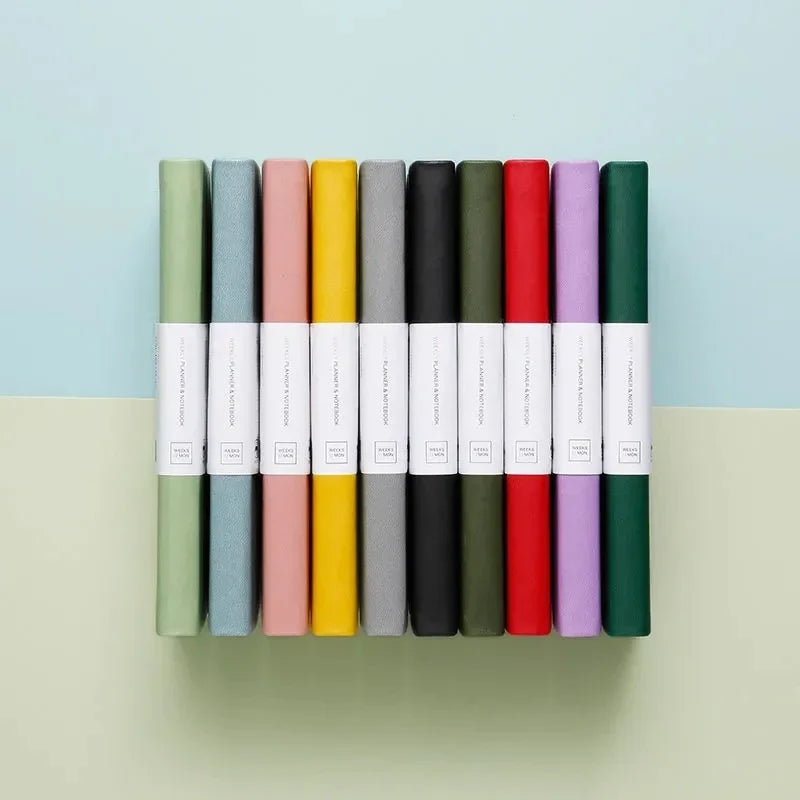 Minimalist Weekly Planner Notebook - Portable Diary for Girls - ZOOMNSTORE