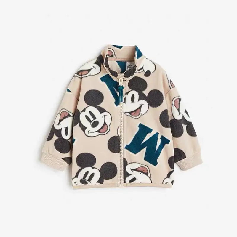 Minnie Mouse Baby Girls Jacket - Cartoon Disney Autumn Outerwear - ZOOMNSTORE