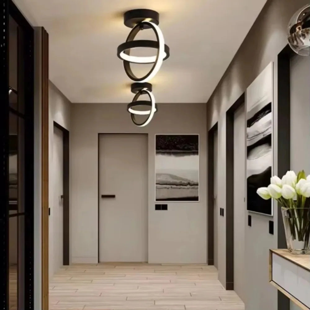 Modern 25W LED Ceiling Light - Surface Mounted Home Lighting for Bedroom Living Room Corridor Staircase Balcony - ZOOMNSTORE