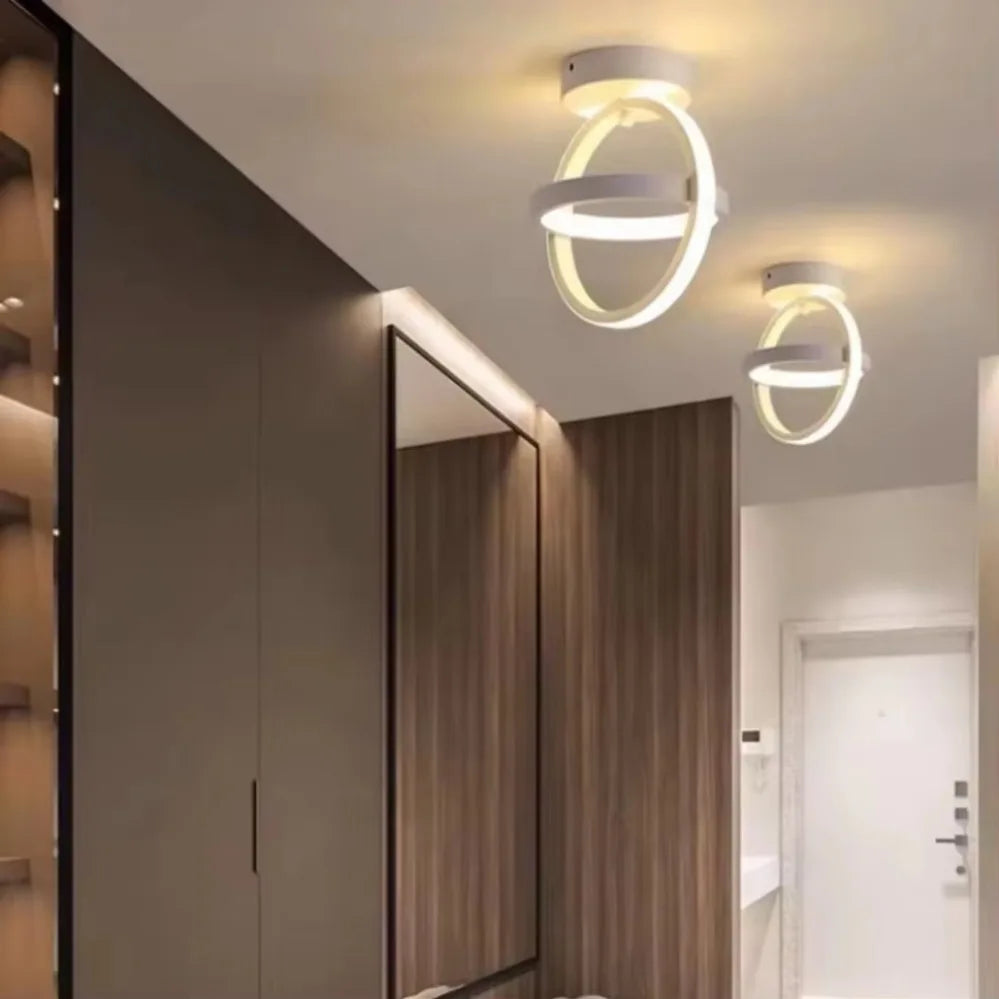 Modern 25W LED Ceiling Light - Surface Mounted Home Lighting for Bedroom Living Room Corridor Staircase Balcony - ZOOMNSTORE