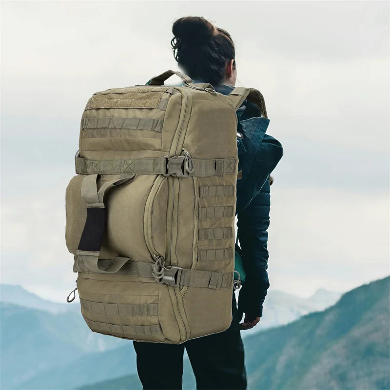 Molle Tactical Backpack - 30L50L80L Outdoor Mountaineering Bag for Hiking Camping - ZOOMNSTORE