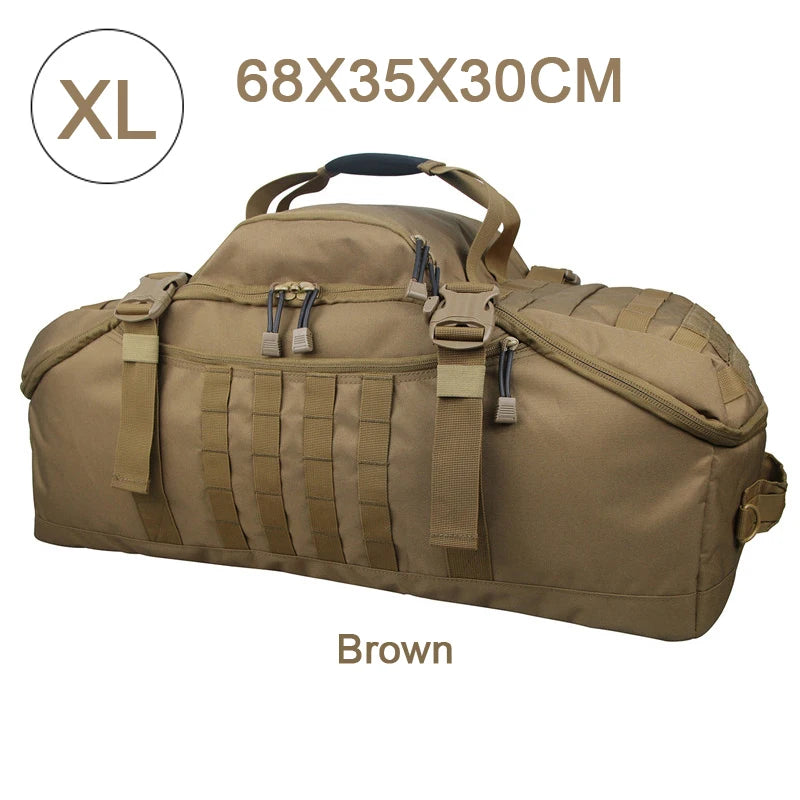 Molle Tactical Backpack - 30L50L80L Outdoor Mountaineering Bag for Hiking Camping - ZOOMNSTORE