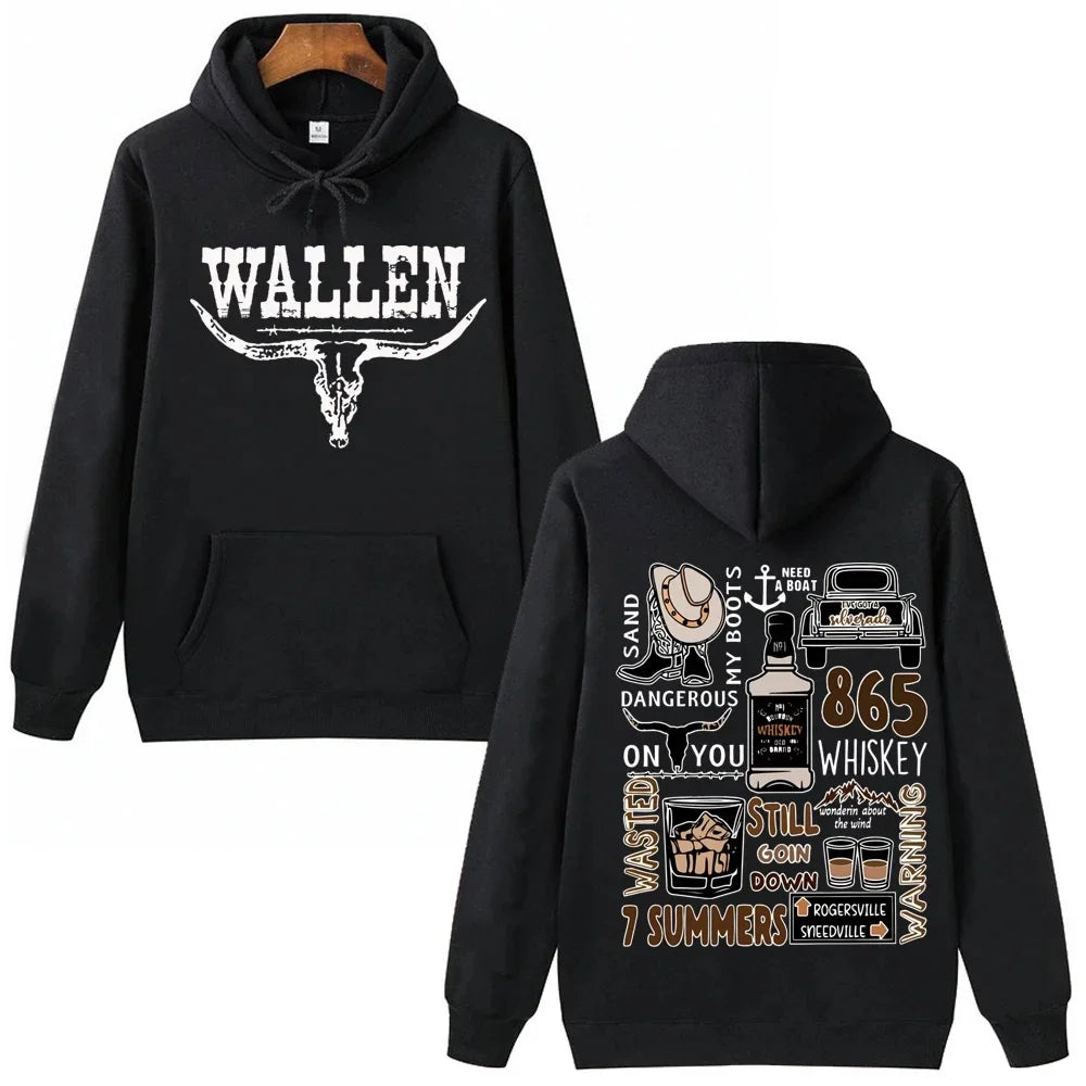 Morgan Wallen Hoodie - Western Country Music Pullover Sweatshirt for Fans - ZOOMNSTORE