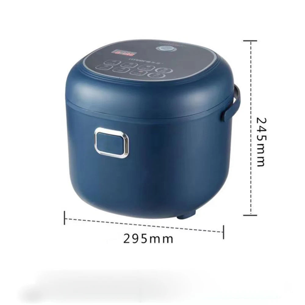 Multi-Voltage Rice Cooker - 2L Car Home Use for Travel 12V 24V 110V 220V - ZOOMNSTORE