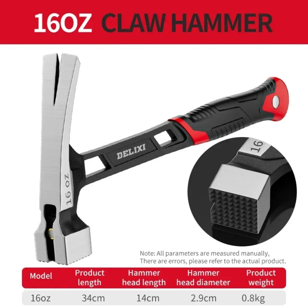 Mini Multifunctional Claw Hammer - Professional Woodworking Tool for Home Use - ZOOMNSTORE