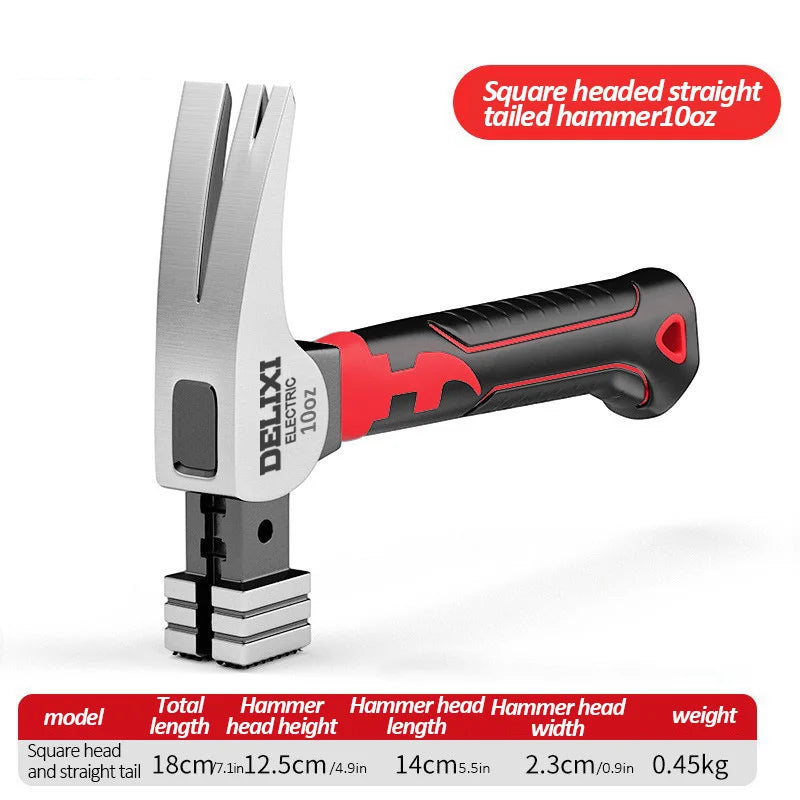 Mini Claw Hammer - Multifunctional Shockproof Tool with Anti-Slip Grip - ZOOMNSTORE