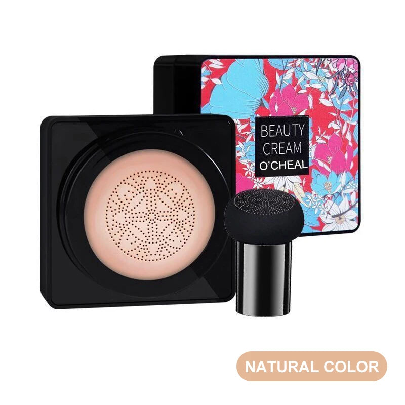 Mushroom Head BB Cream Foundation - Face Makeup Concealer Cushion Compact - ZOOMNSTORE