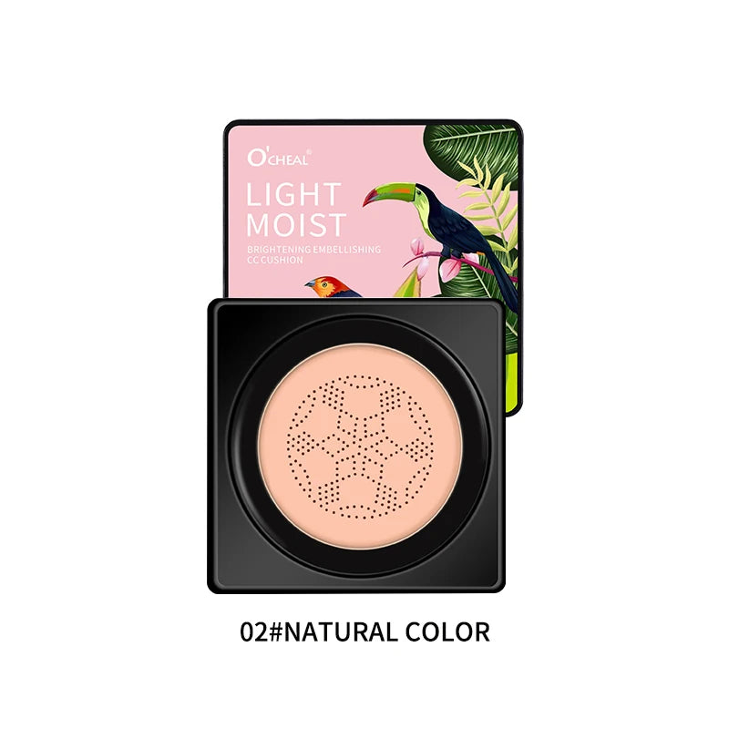Mushroom Head BB Cream Foundation - Face Makeup Concealer Cushion Compact - ZOOMNSTORE