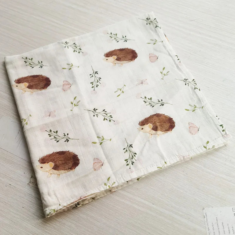 58x58cm Muslin cotton Baby Towels Scarf Swaddle bath Towel Newborns Handkerchief Bathing Feeding Face Washcloth Wipe - ZOOMNSTORE