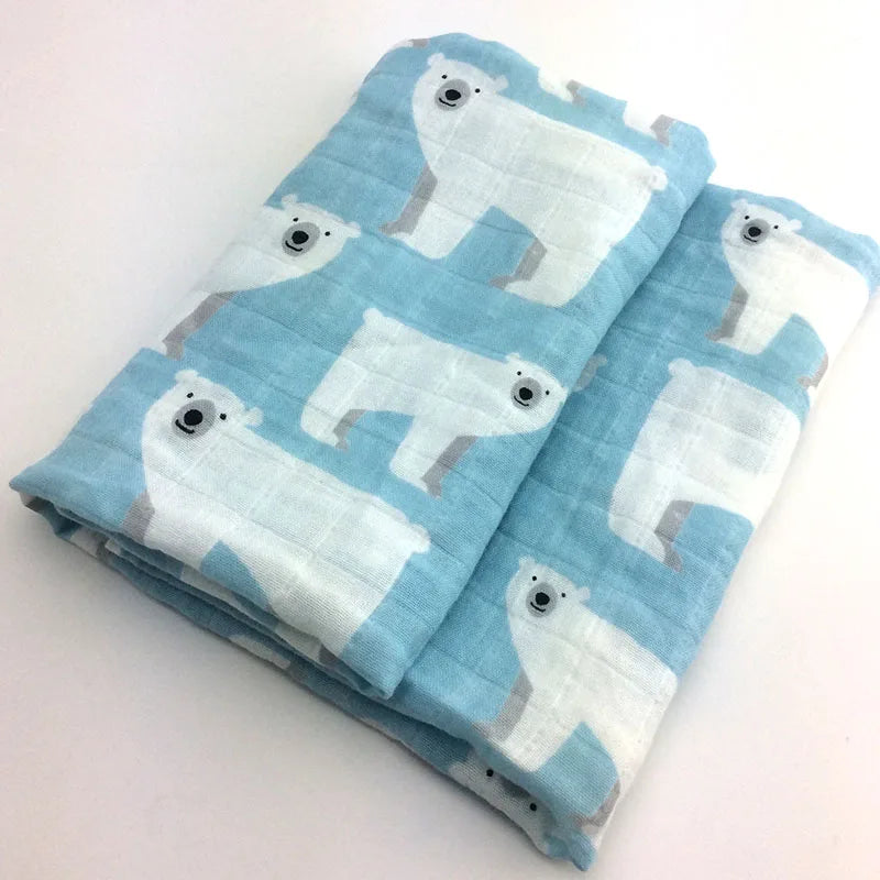 58x58cm Muslin cotton Baby Towels Scarf Swaddle bath Towel Newborns Handkerchief Bathing Feeding Face Washcloth Wipe - ZOOMNSTORE