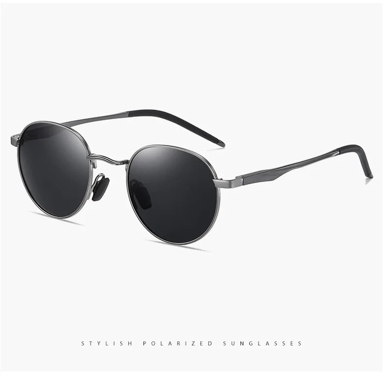 Myopia Sunglasses - Polarized Round Retro Glasses With Custom Prescription & UV400 Protection - ZOOMNSTORE