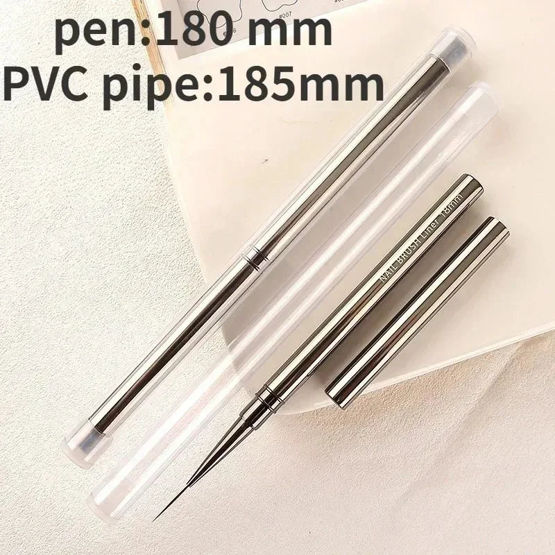 Nail Art Liner Brushes - Professional Striping Drawing Pens 6-25mm - ZOOMNSTORE