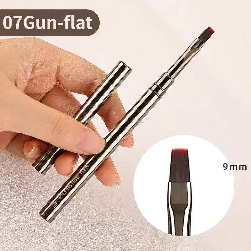 Nail Art Liner Brushes - Professional Striping Drawing Pens 6-25mm - ZOOMNSTORE