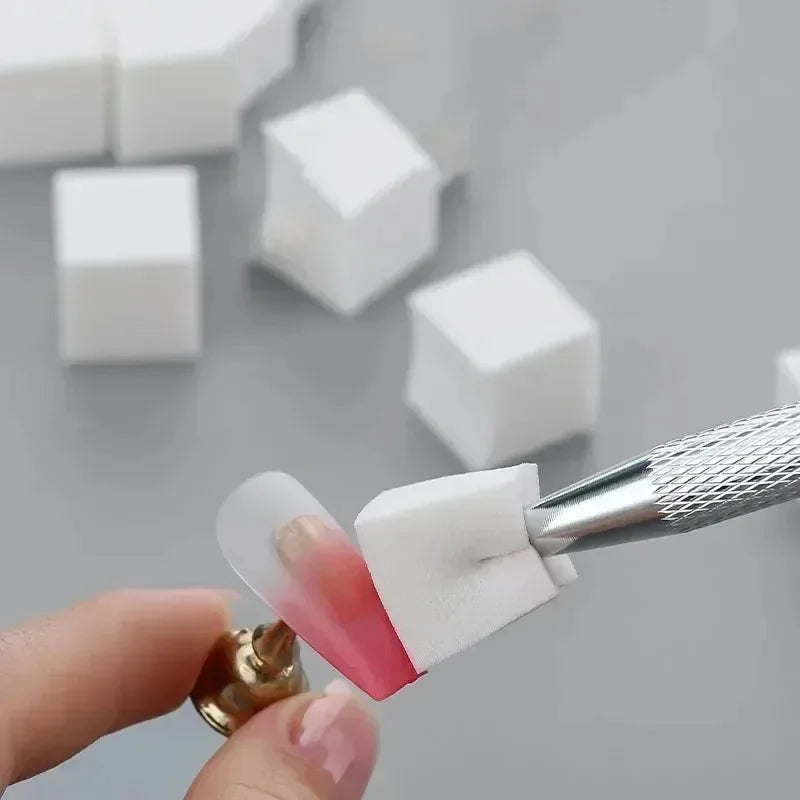 Nail Art Sponge Set - 50Pcs Gradient Nail Brushes Gel Polish Tools - ZOOMNSTORE