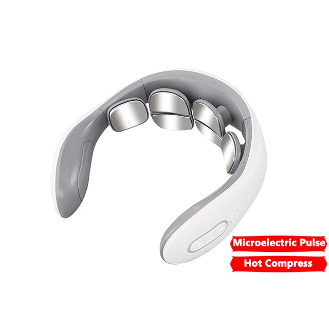 Neck Massage Device – Portable Shoulder Massager with Heating Compress & Vibration - ZOOMNSTORE
