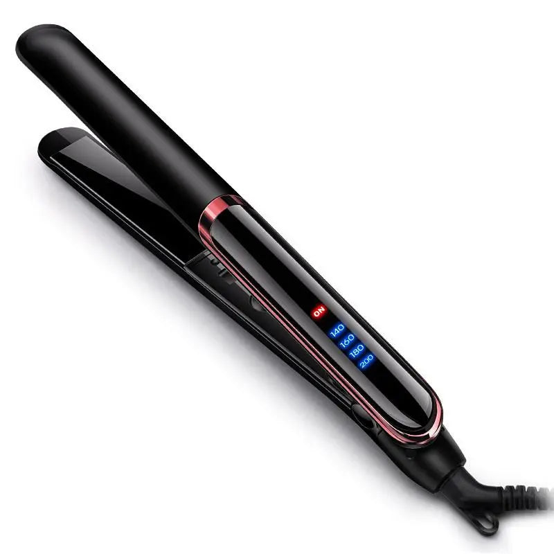 Negative Ion Hair Straightener - Ceramic Fast Heating Flat Iron with Adjustable Temperature - ZOOMNSTORE