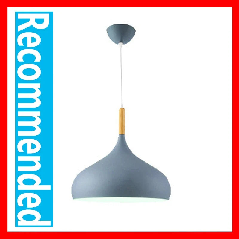 Nordic Wooden Chandelier - LED Pendant Light for Bedroom Living Room - ZOOMNSTORE
