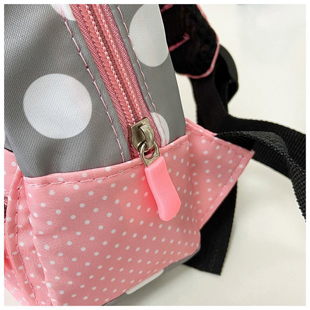 Minnie Mouse Backpack - Kawaii Pink Schoolbag for Kids - ZOOMNSTORE