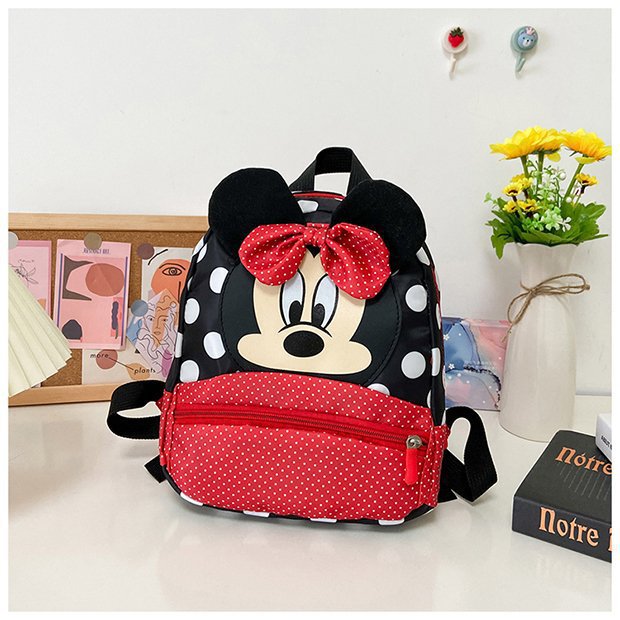 Minnie Mouse Backpack - Kawaii Pink Schoolbag for Kids - ZOOMNSTORE