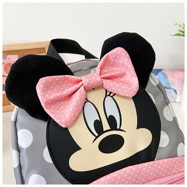 Minnie Mouse Backpack - Kawaii Pink Schoolbag for Kids - ZOOMNSTORE