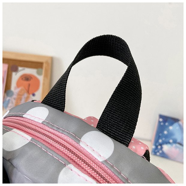 Minnie Mouse Backpack - Kawaii Pink Schoolbag for Kids - ZOOMNSTORE