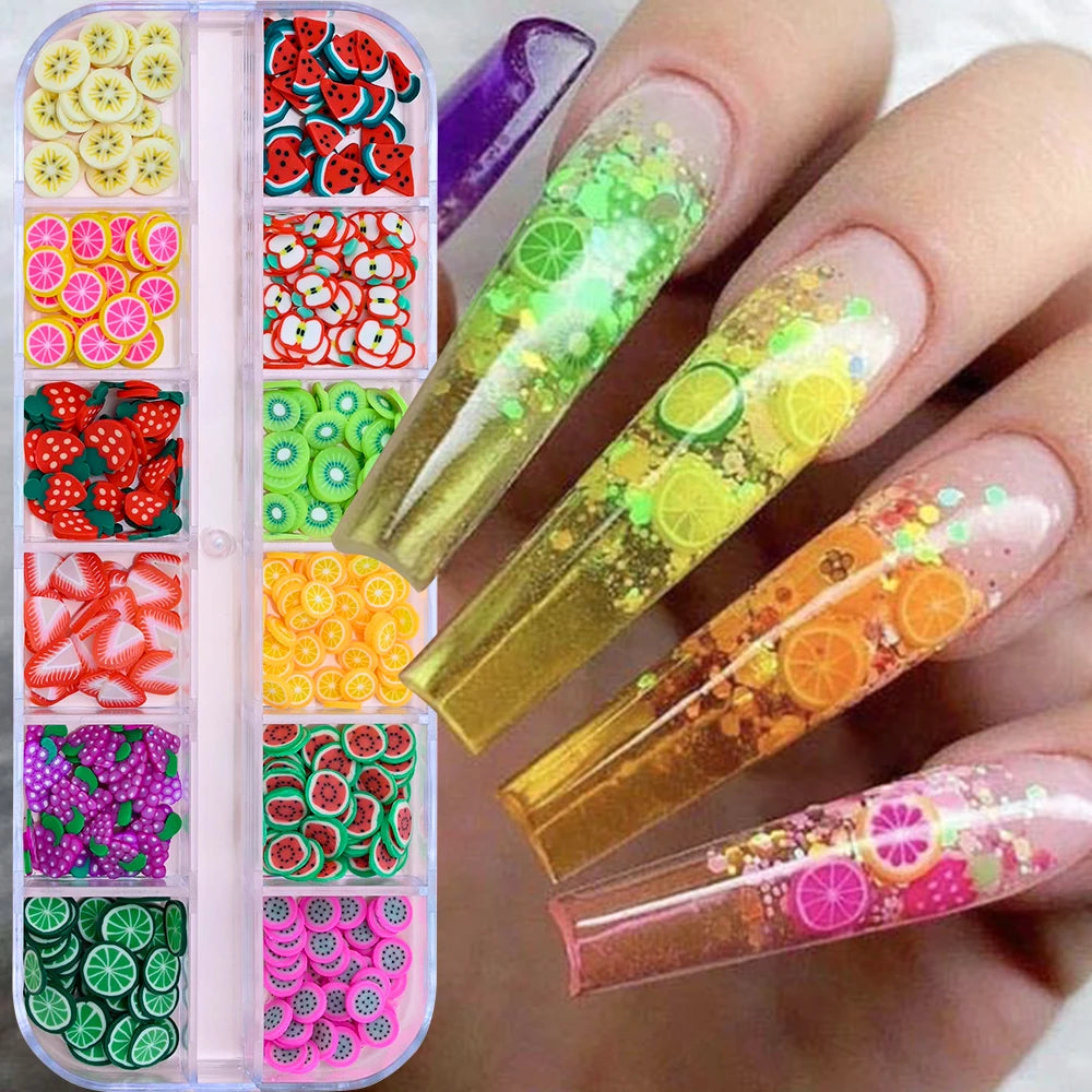 Ocean Gold Nail Art Charms - 3D Shell Seahorse Starfish Pearl Gems Studs - ZOOMNSTORE