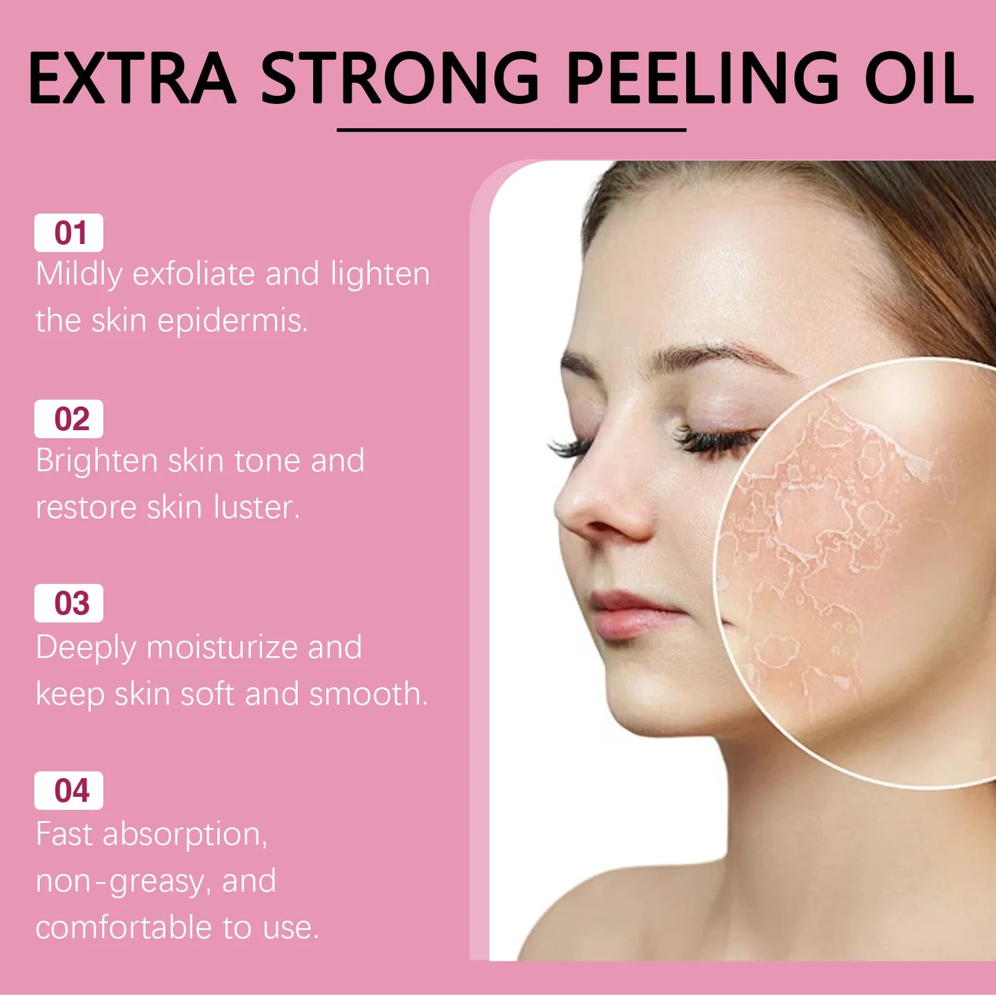 Oceaura Body Exfoliating Oil - Moisturizing Peeling Oil for Dead Skin Dark Spot Removal - ZOOMNSTORE