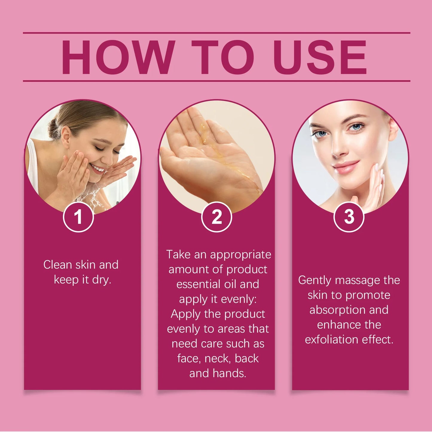 Oceaura Body Exfoliating Oil - Moisturizing Peeling Oil for Dead Skin Dark Spot Removal - ZOOMNSTORE
